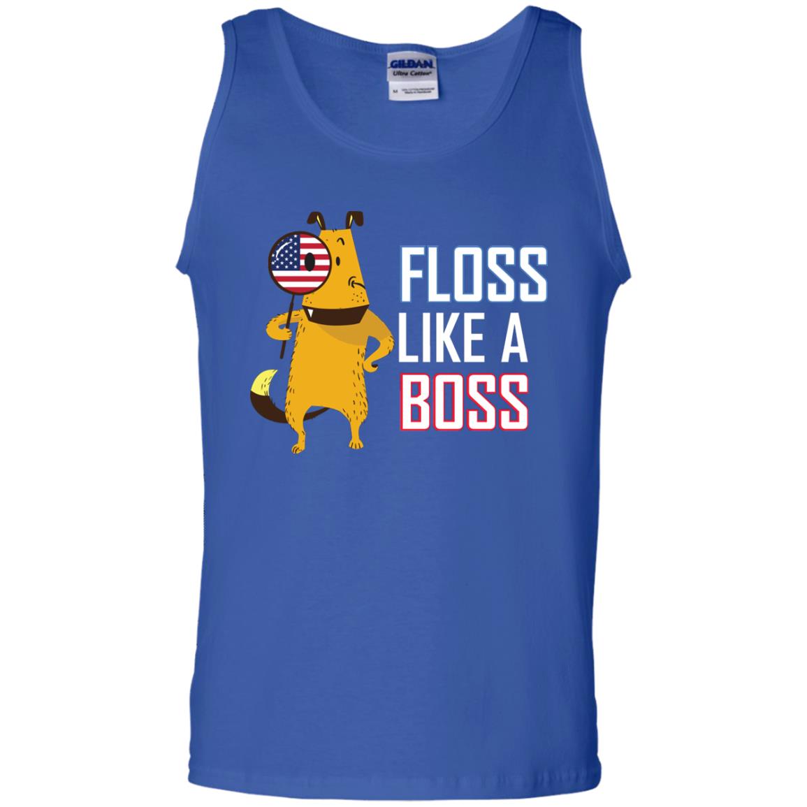 Floss Like A Boss Dog Shirt Royal