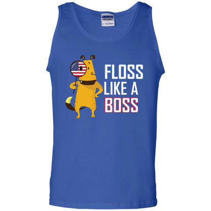 Floss Like A Boss Dog Shirt Royal