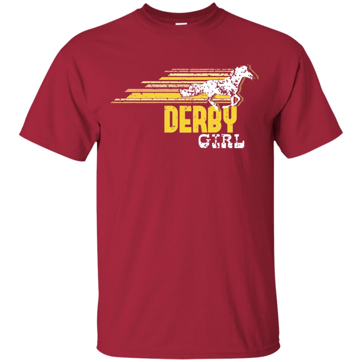 Derby Girl Derby Women Horse Race Shirt Cardinal