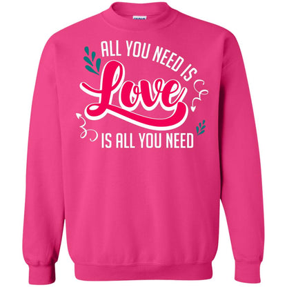 All You Need Is Love T-shirt Heliconia