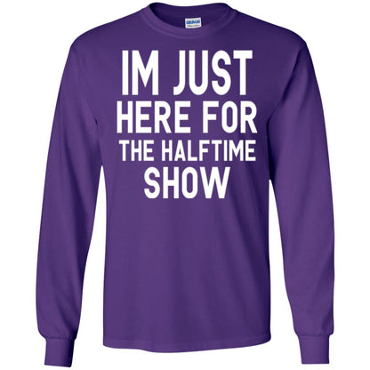 I'm Just Here For The Halftime Show T-shirt Purple