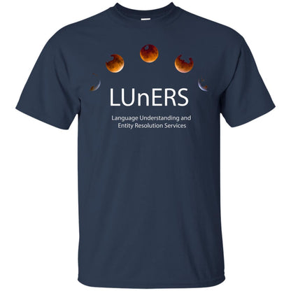 Luners Team T-shirt Language Understanding And Entity Resolution Services Navy