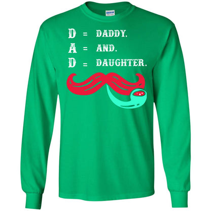 Daddy And Daughter Dad Shirt For Father_s Day Irish Green