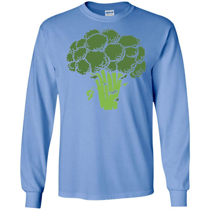 Broccoli Is Life T-shirt Funny Graphic Vegetable Carolina Blue