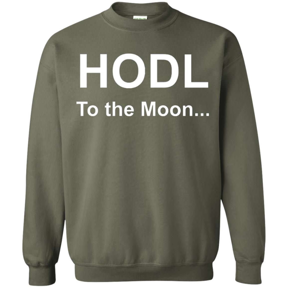 Bitcoin Cryptocurrency T-shirt Military Green