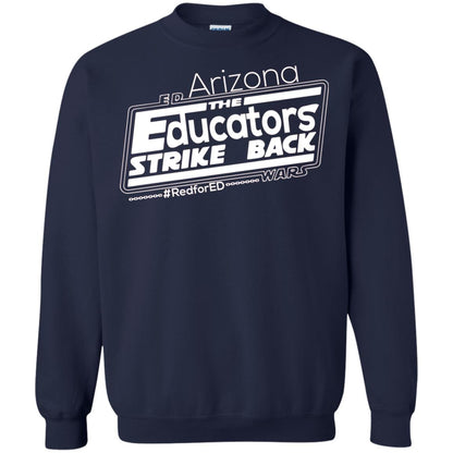 Arizona Teacher Tshirt Red For Ed Arizona The Educators Strike Back Navy