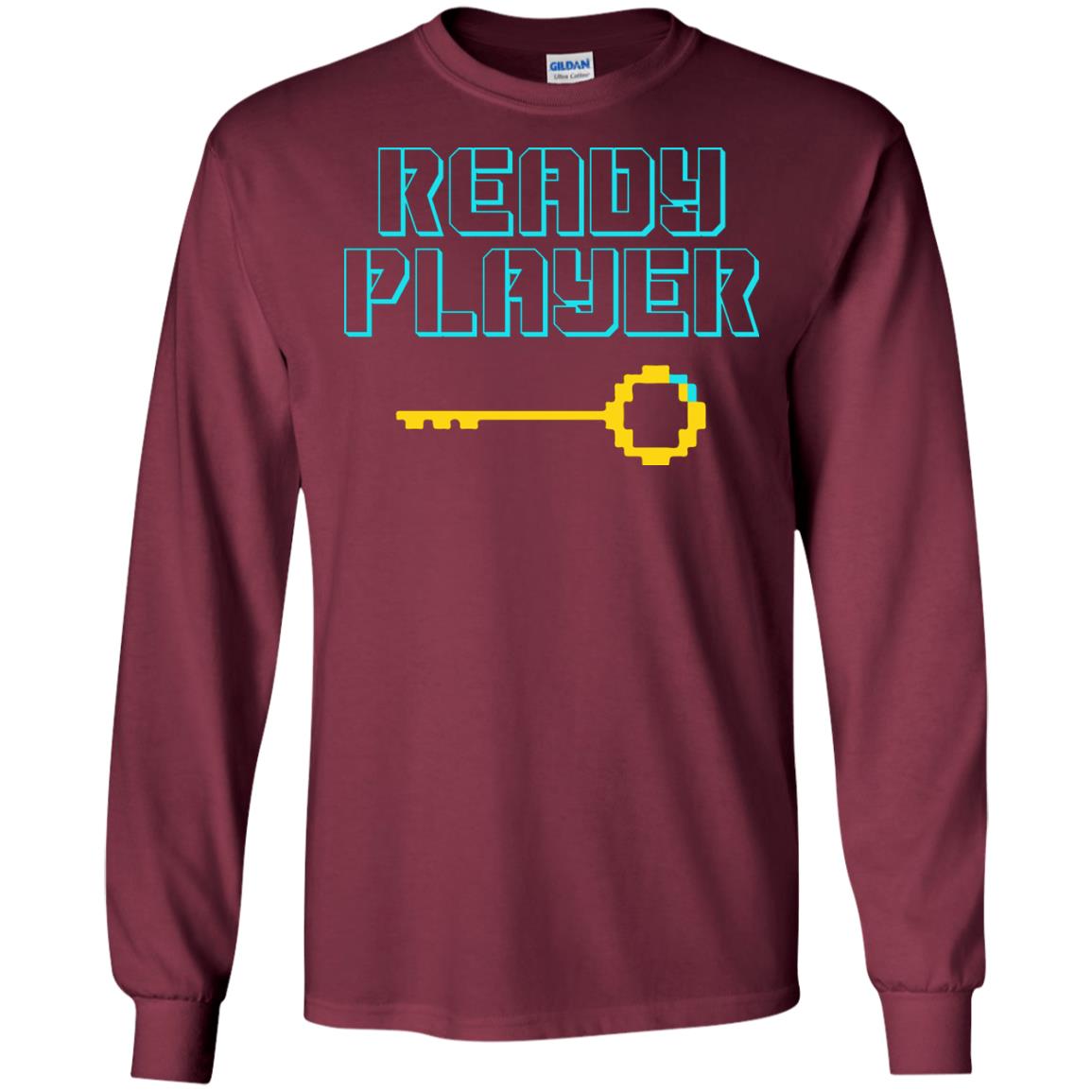 Ready Player Gamer T-shirt Maroon