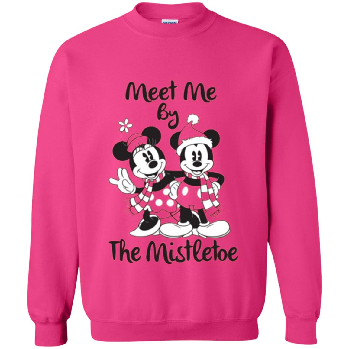 Christmas T-shirt Meet Me By Mistletoe Heliconia