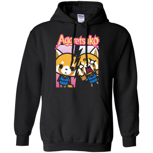 Aggretsuko Split Personality T-shirt Black