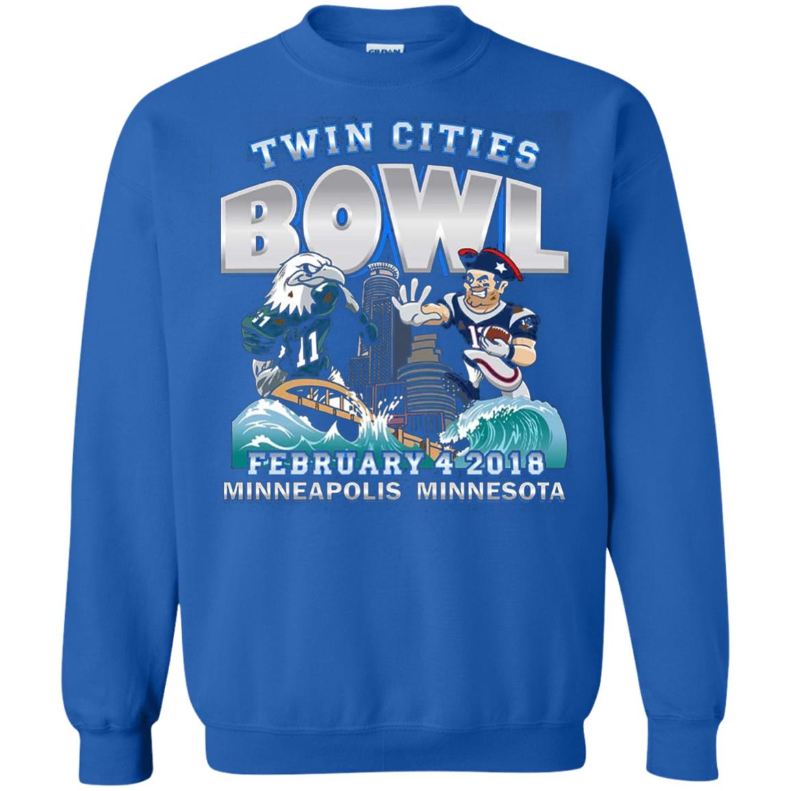 Football Lover T-shirt Twin Cities Bowl Royal