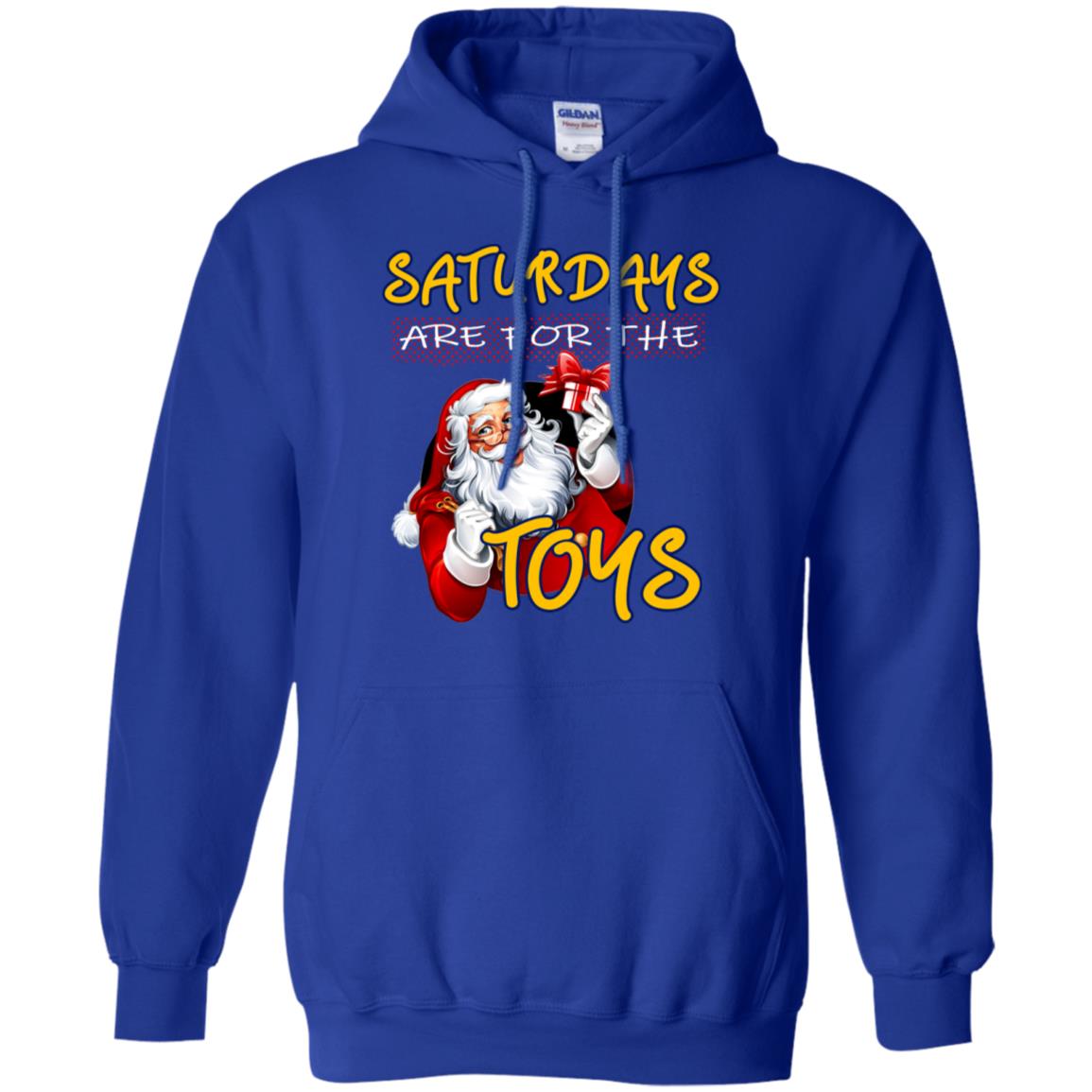 Saturdays Are For The Toys Santa X-mas Gift Shirt Royal
