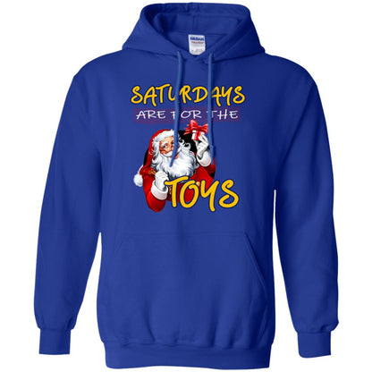 Saturdays Are For The Toys Santa X-mas Gift Shirt Royal