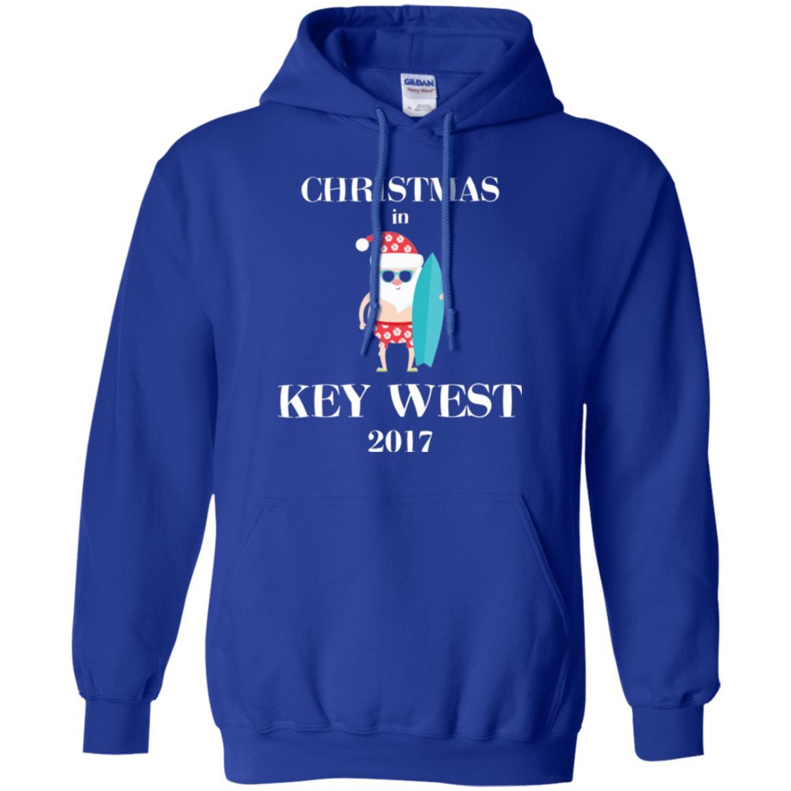 Family Vacation T-shirt Christmas In Key West 2017 Royal