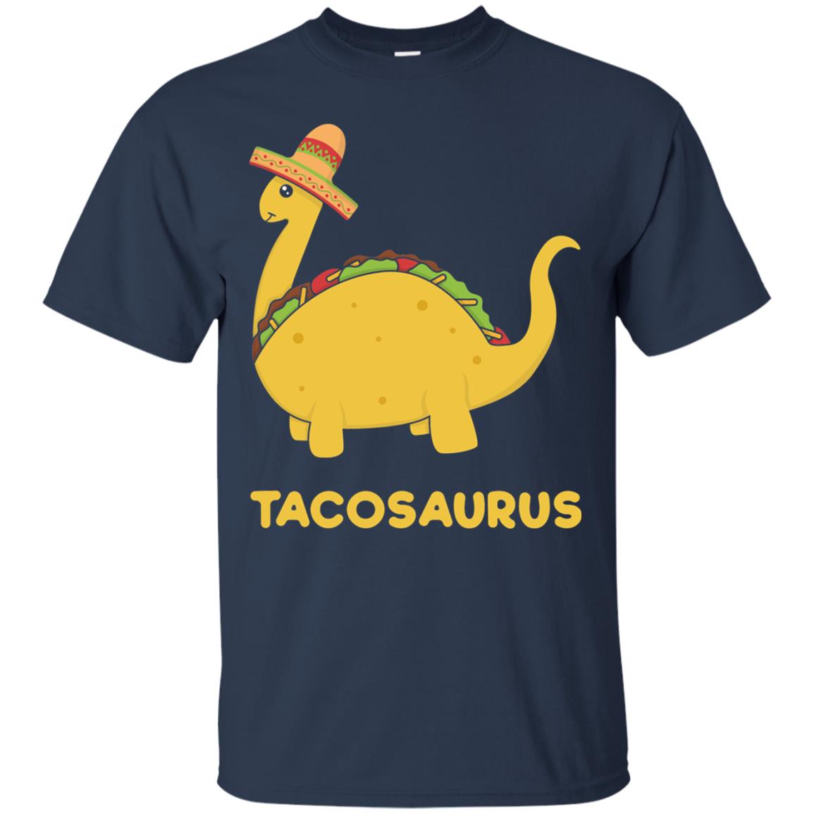 Cinco De Mayo Tacosaurus Taco Dinosaur Lover Shirt Navy