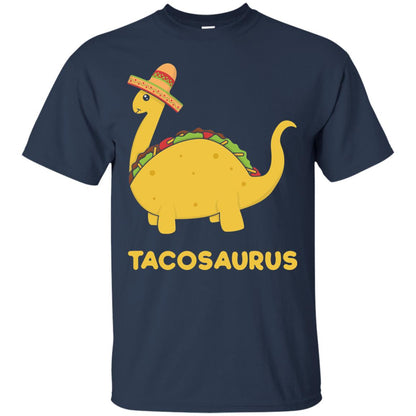 Cinco De Mayo Tacosaurus Taco Dinosaur Lover Shirt Navy