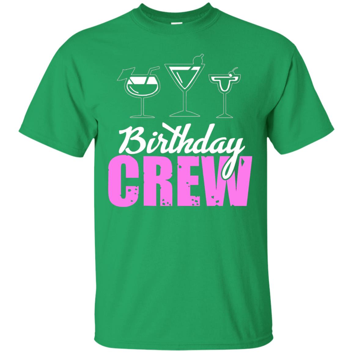 Birthday Crew Funny Girls Birthday Squad T-shirt Irish Green
