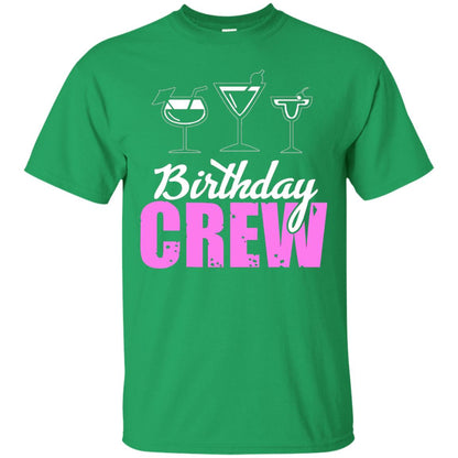 Birthday Crew Funny Girls Birthday Squad T-shirt Irish Green