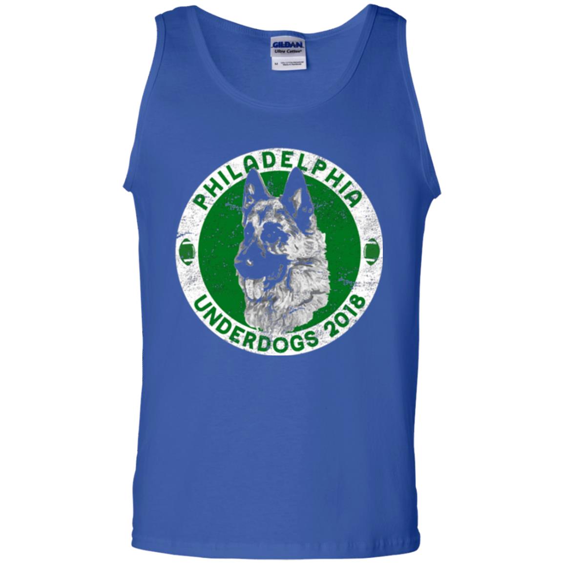 Dog Lover T-shirt Philadelphia Underdogs 2018 Distressed Royal