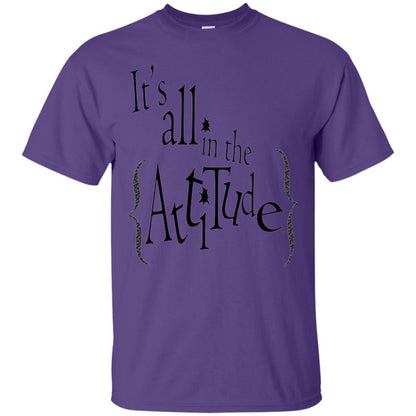 It_s All In The Attitude T-shirt Purple