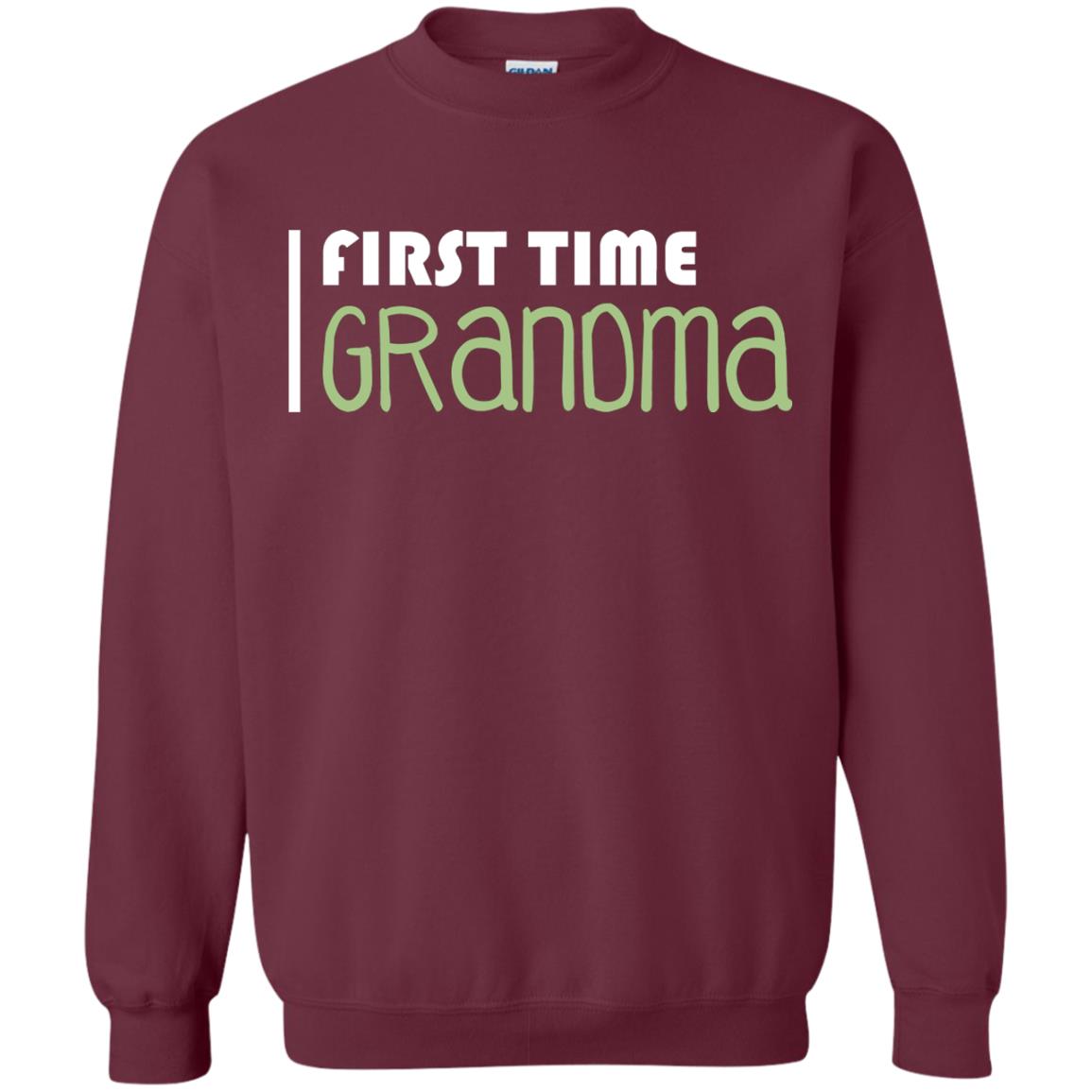 First Time Grandma Shirt Maroon