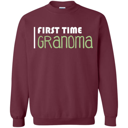 First Time Grandma Shirt Maroon