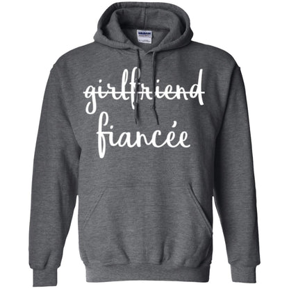 Fiance Engagement Party T-shirt Girlfriend Fiancee Dark Heather