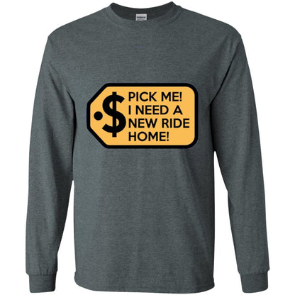 Pick Me I Need A New Ride Home Game Show T-shirt Dark Heather