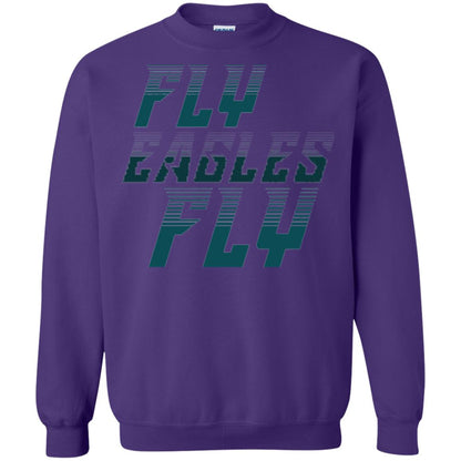 Football Lover T-shirt Fly Eagles Fly Purple