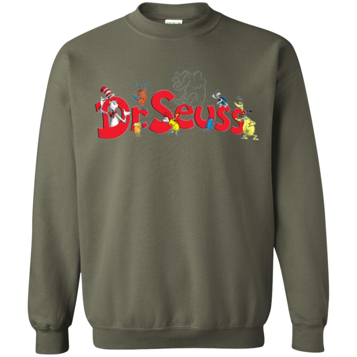 Film Lover T-shirt Dr. Seuss Family T-shirt Military Green