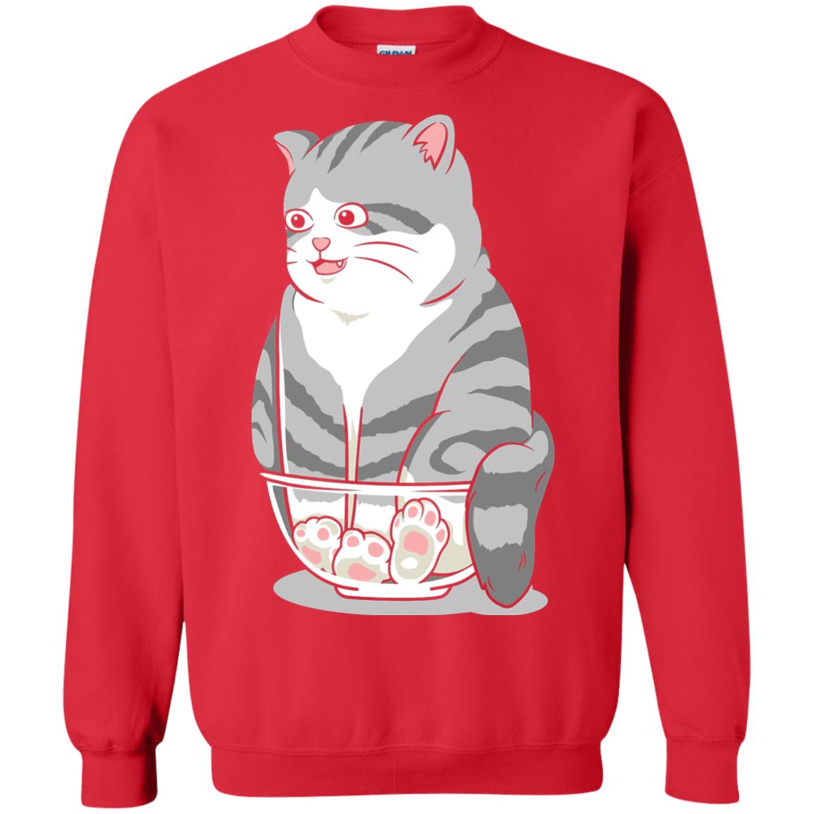 Cat Smile Cat Lover T-shirt Red