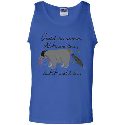 Cartoon T-shirt Could Be Worse Not Sure How But It Could Be Royal