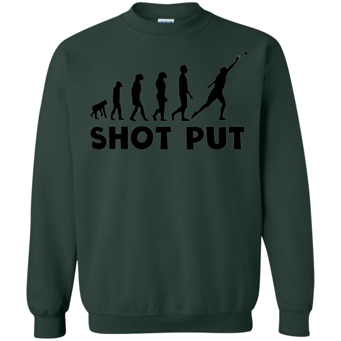 Funny Shot Put Evolution T-shirt Forest Green