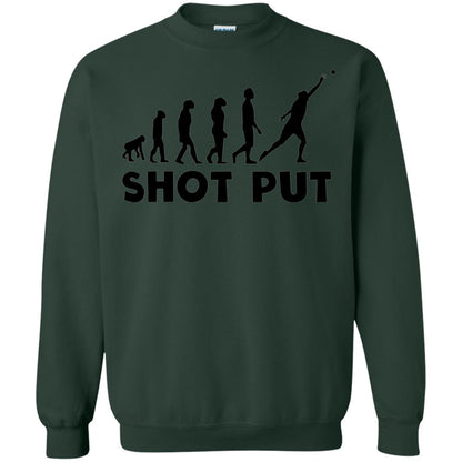 Funny Shot Put Evolution T-shirt Forest Green