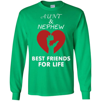 Family T-shirt Aunt And Nephew Best Friends For Life Irish Green