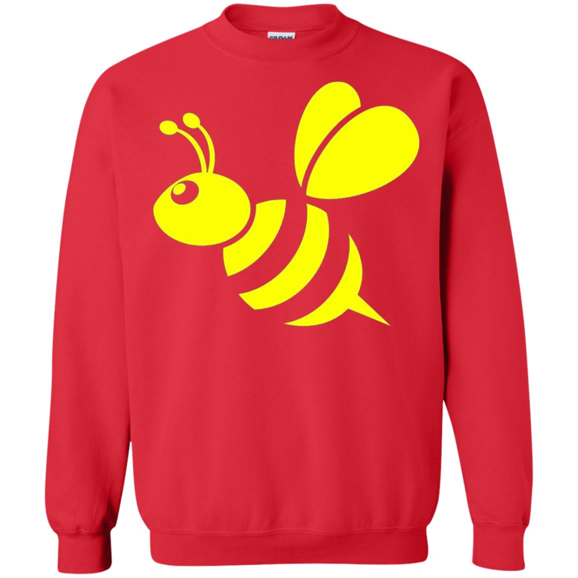 Yellow Honeybee Bee Lover T-shirt Red