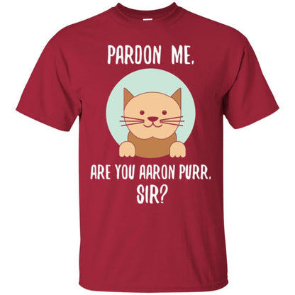 The Hamilton Cat T-shirt Pardon Me Cardinal