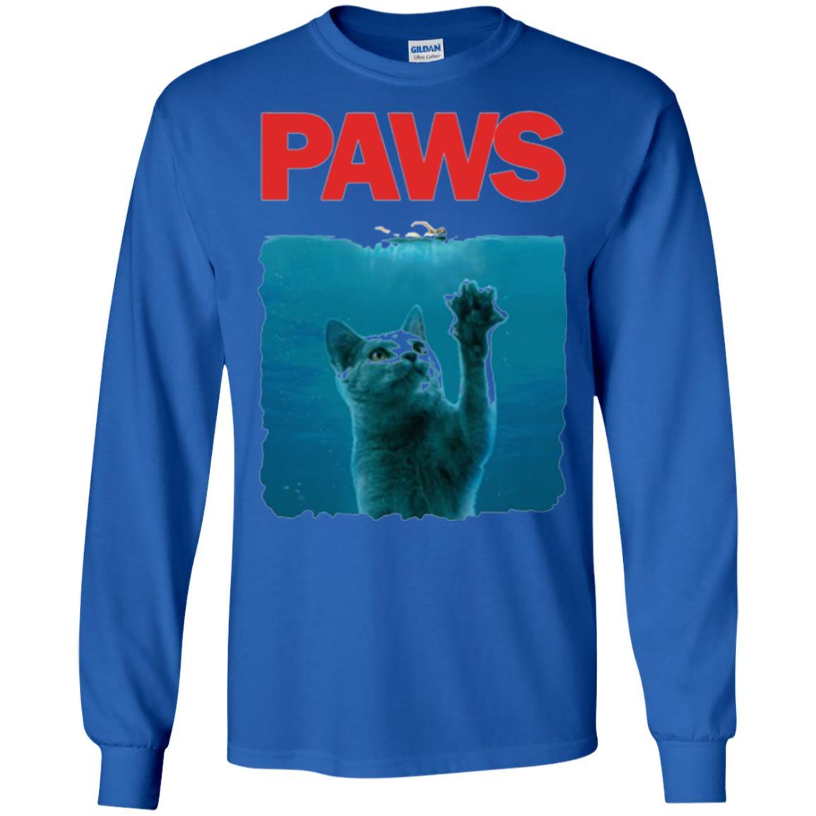 Cat Lover T-shirt Paws Kitten Meow Parody Royal