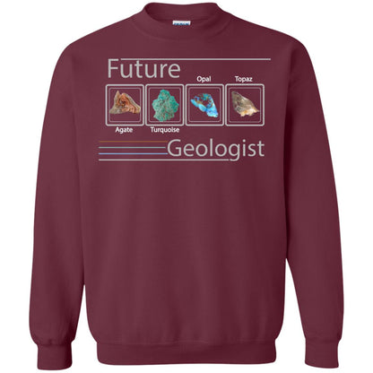 Future Geologist T-shirt Color Rocks Maroon