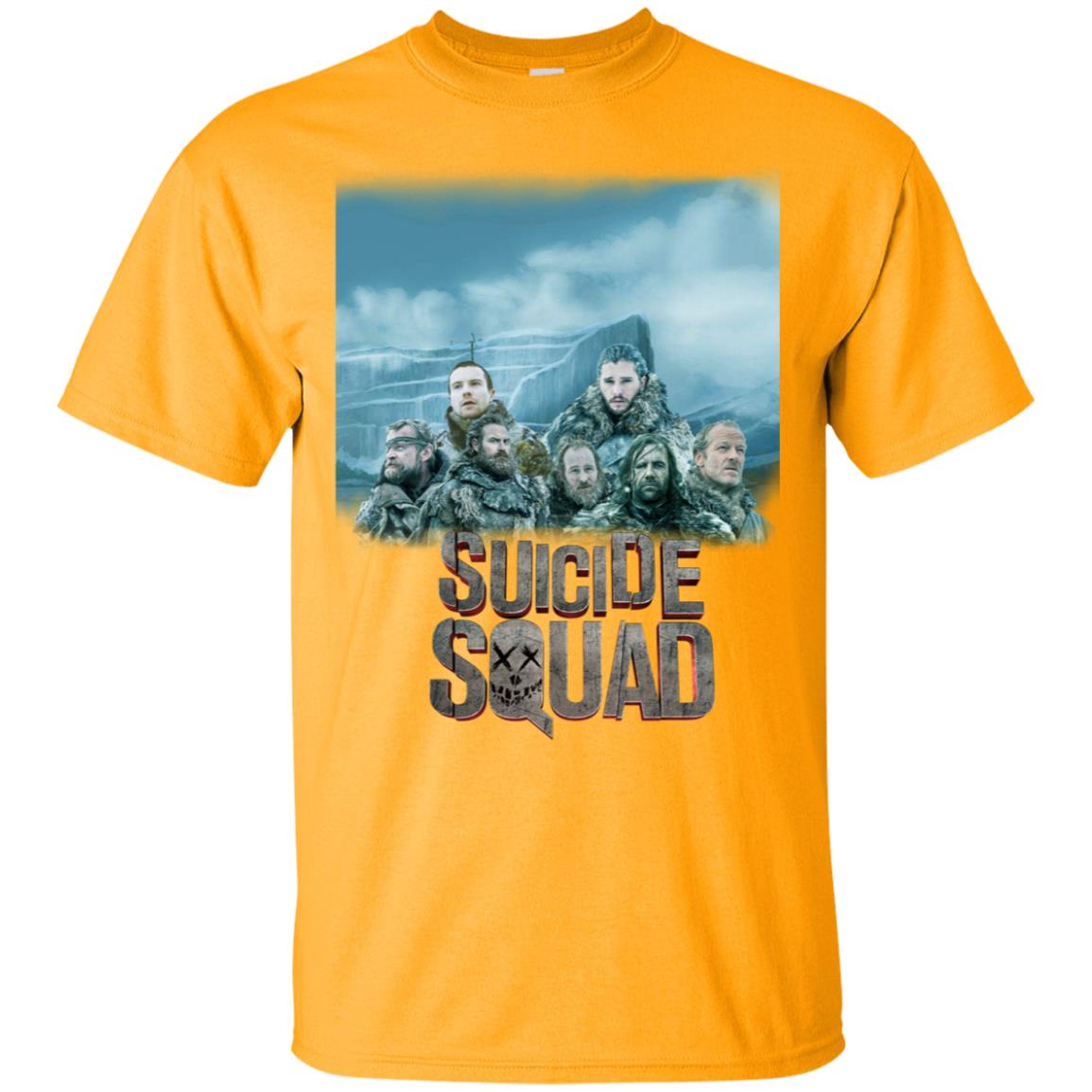Suicide Squad Game Of Thrones Version T-shirt Gold