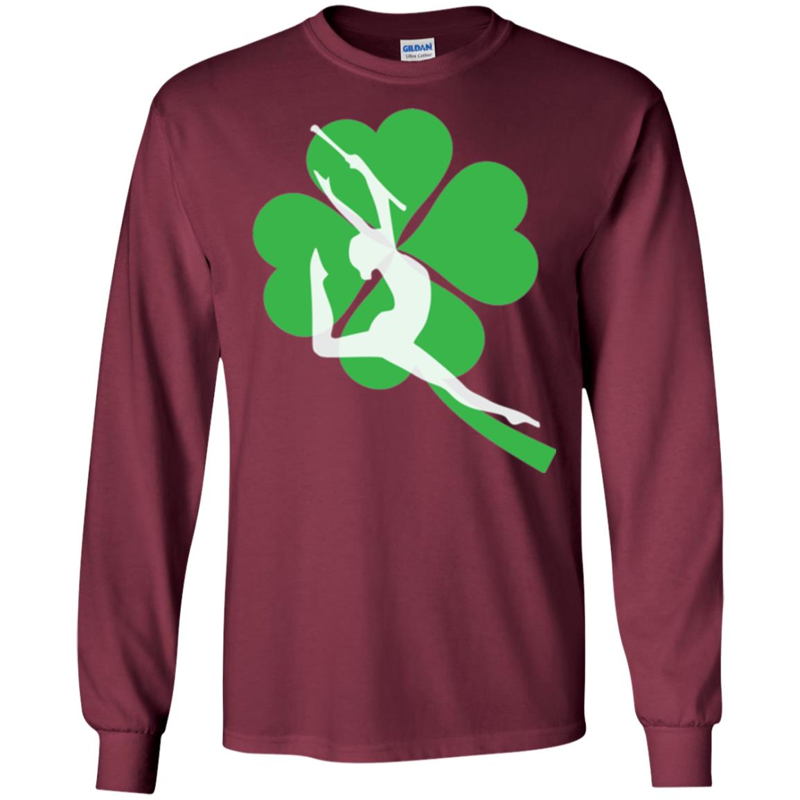 Baton Twirling Lover Saint Patrick's Day Maroon