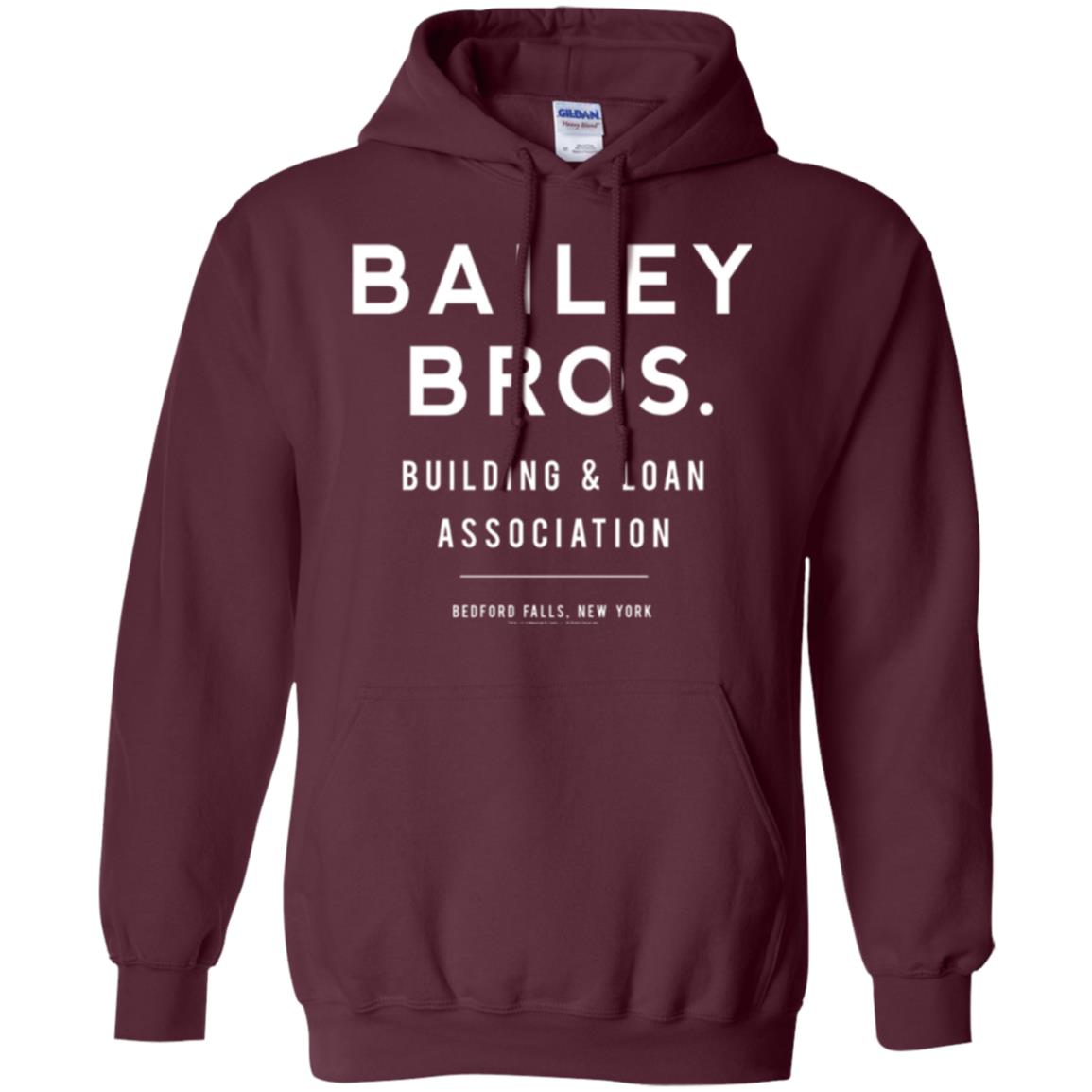 Bailey Bros Building And Loan Association T-shirt Maroon