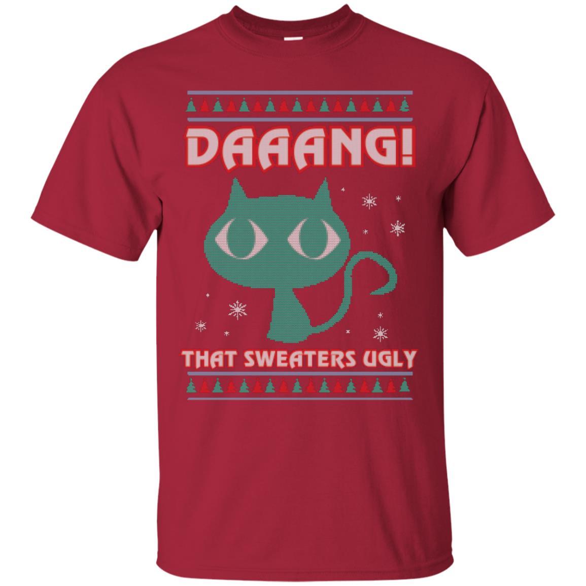 Cat Lovers T-shirt Daaang! That Sweaters Ugly Cardinal