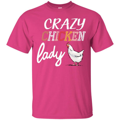 Crazy Chicken Lady Chicken Shirt For Girls Womens Heliconia