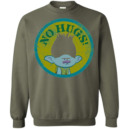 Dream Works_ Trolls No Hugs T-shirt Military Green