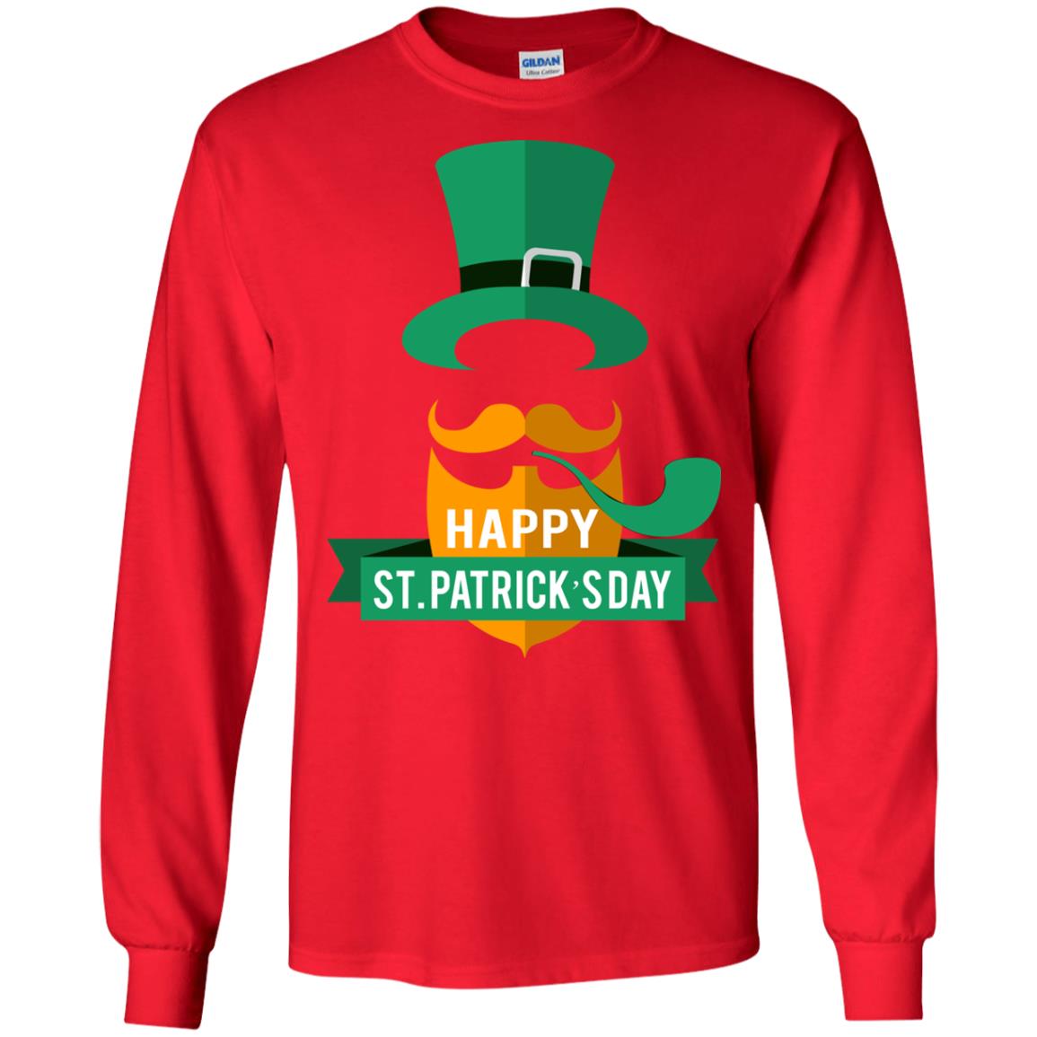 Happy St.patrick's Day T-shirt Red