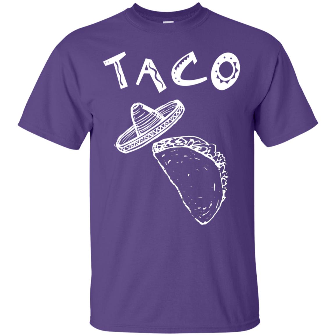 Taco Shirt For Mens Womens Kids Purple