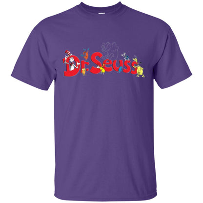 Film Lover T-shirt Dr. Seuss Family T-shirt Purple
