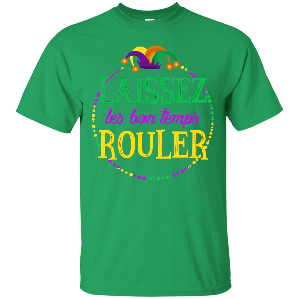Laissez Les Bon Temps Rouler Mardi Gras T-shirt Irish Green
