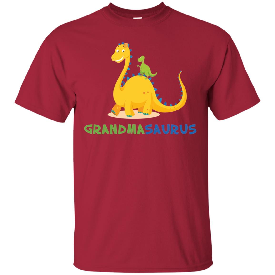 Grandmasaurus Grandmom Grandma Shirt Cardinal