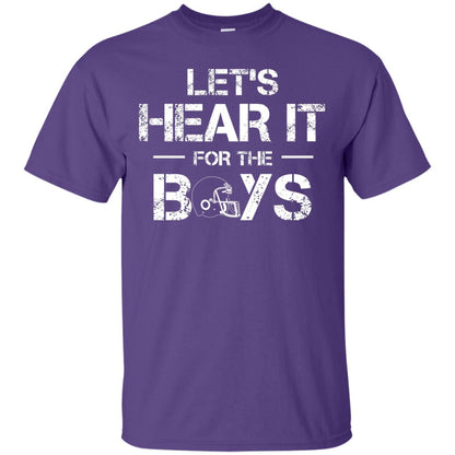 Let_s Hear It For The Boys Football Shirt Purple